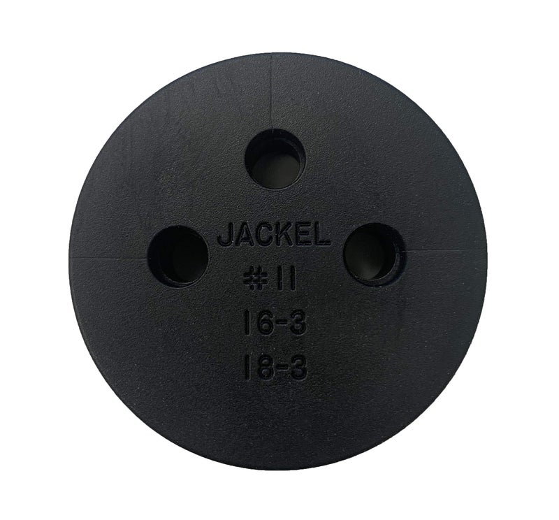 JACKEL Cord Grommet - Three Hole - 2 in. Black - Image 1